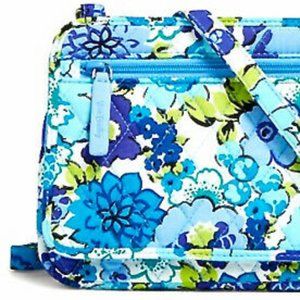 Vera Bradley Petite Crossbody Blueberry Blooms